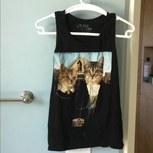 American gothic cat tank